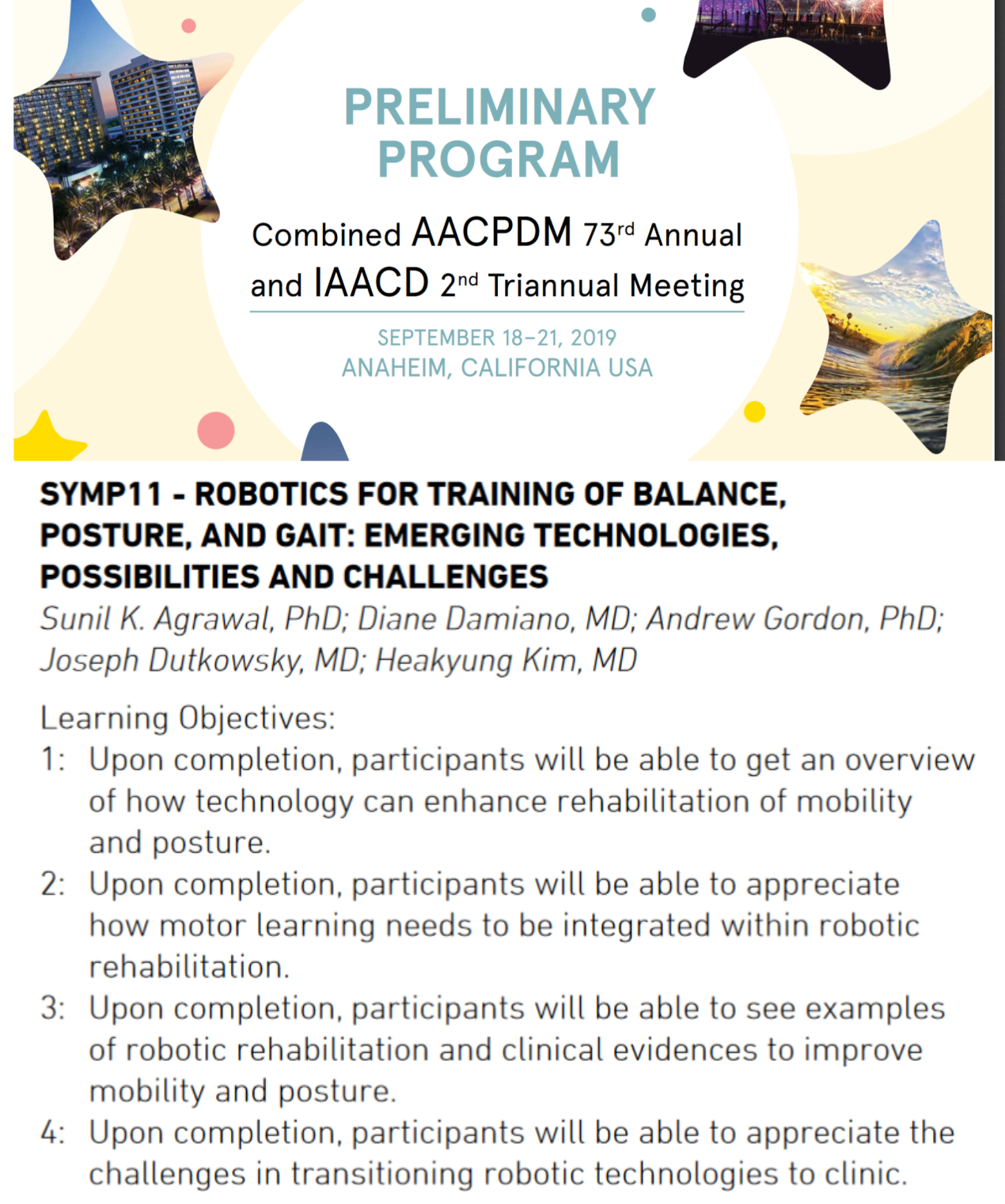 Combined AACPDM 73rd Annual and IAACD 2nd Triannual Meeting