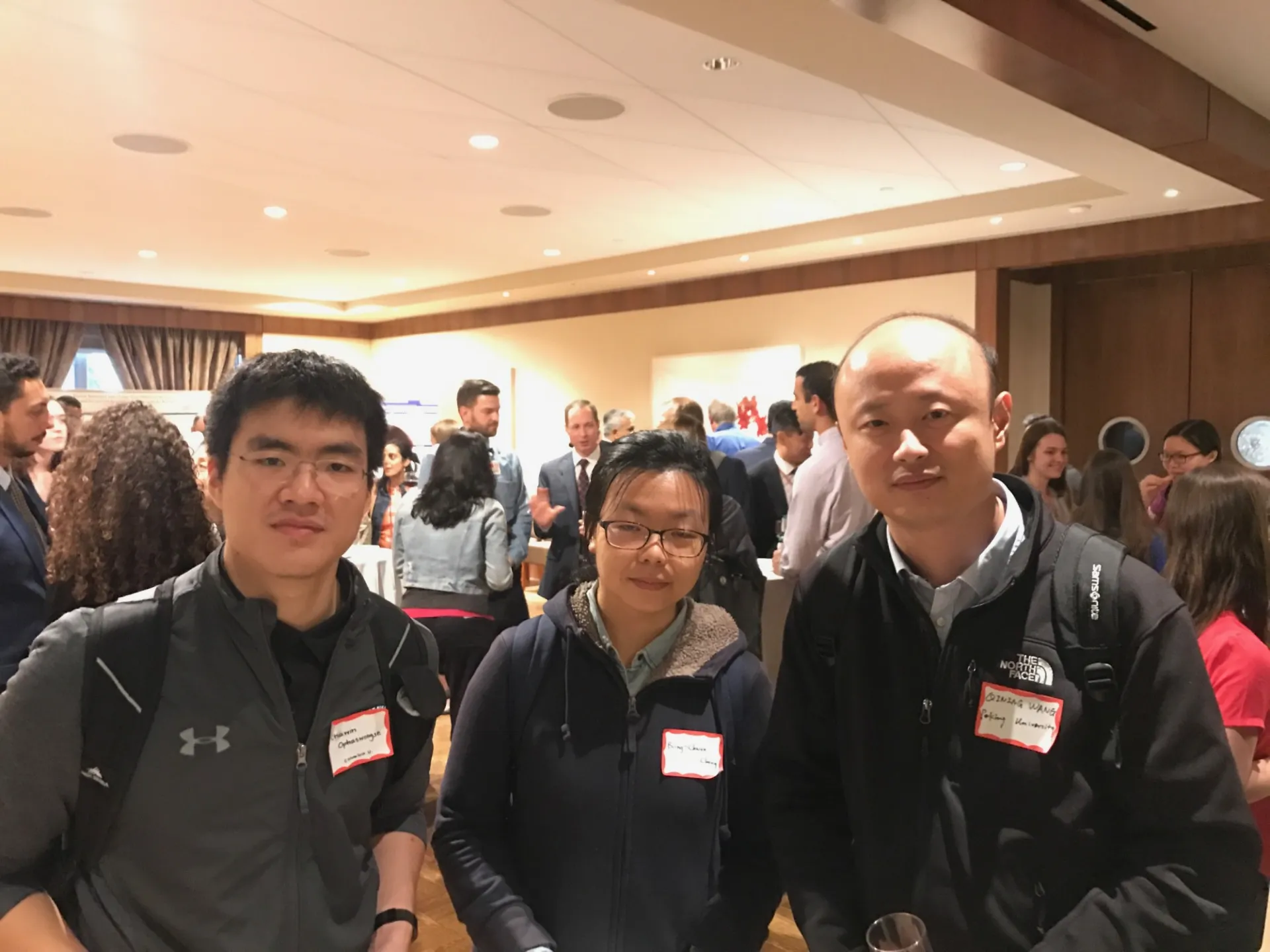 Chawin, Biing, and Visiting Professor form Beijing University