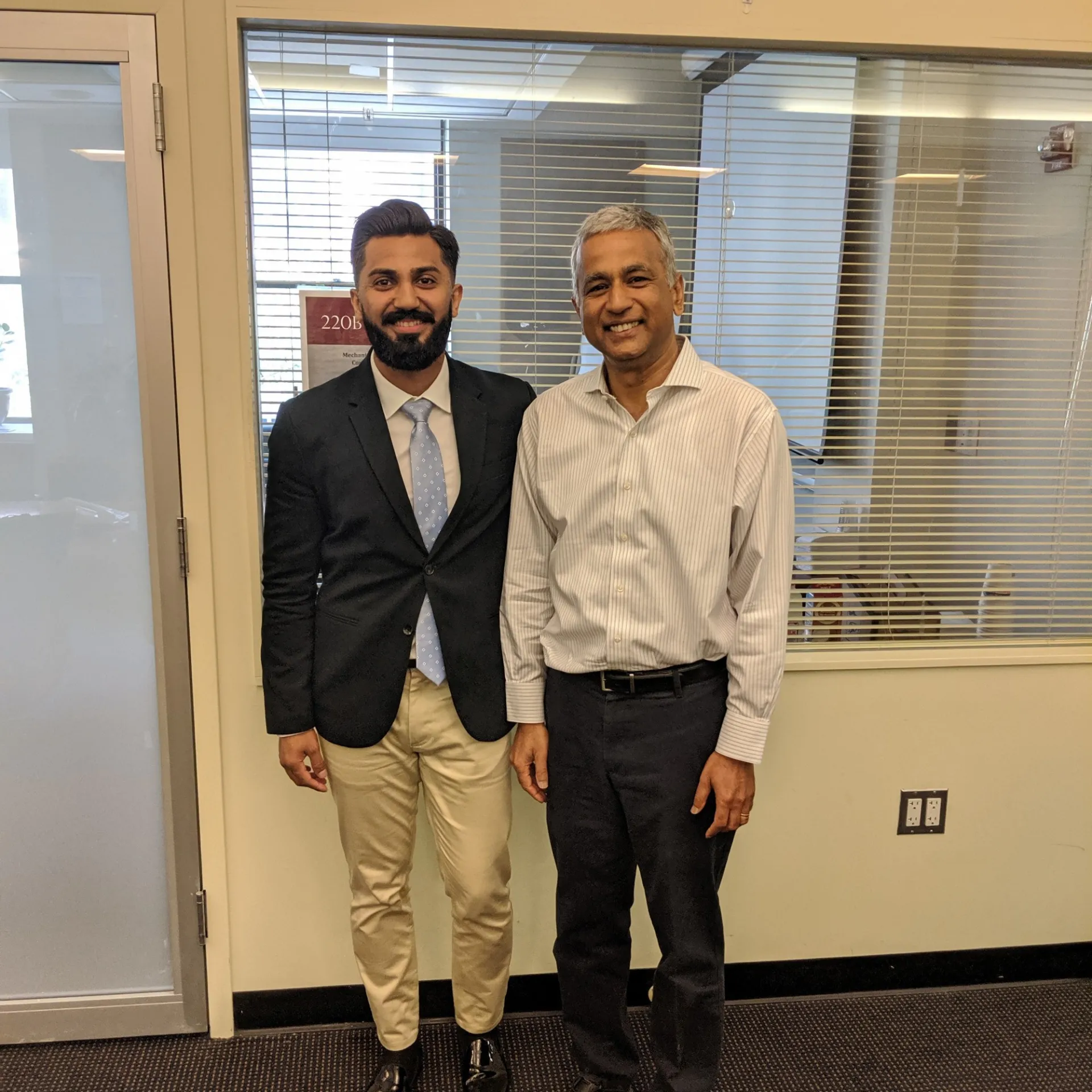 Dr. Khan and Dr. Agrawal