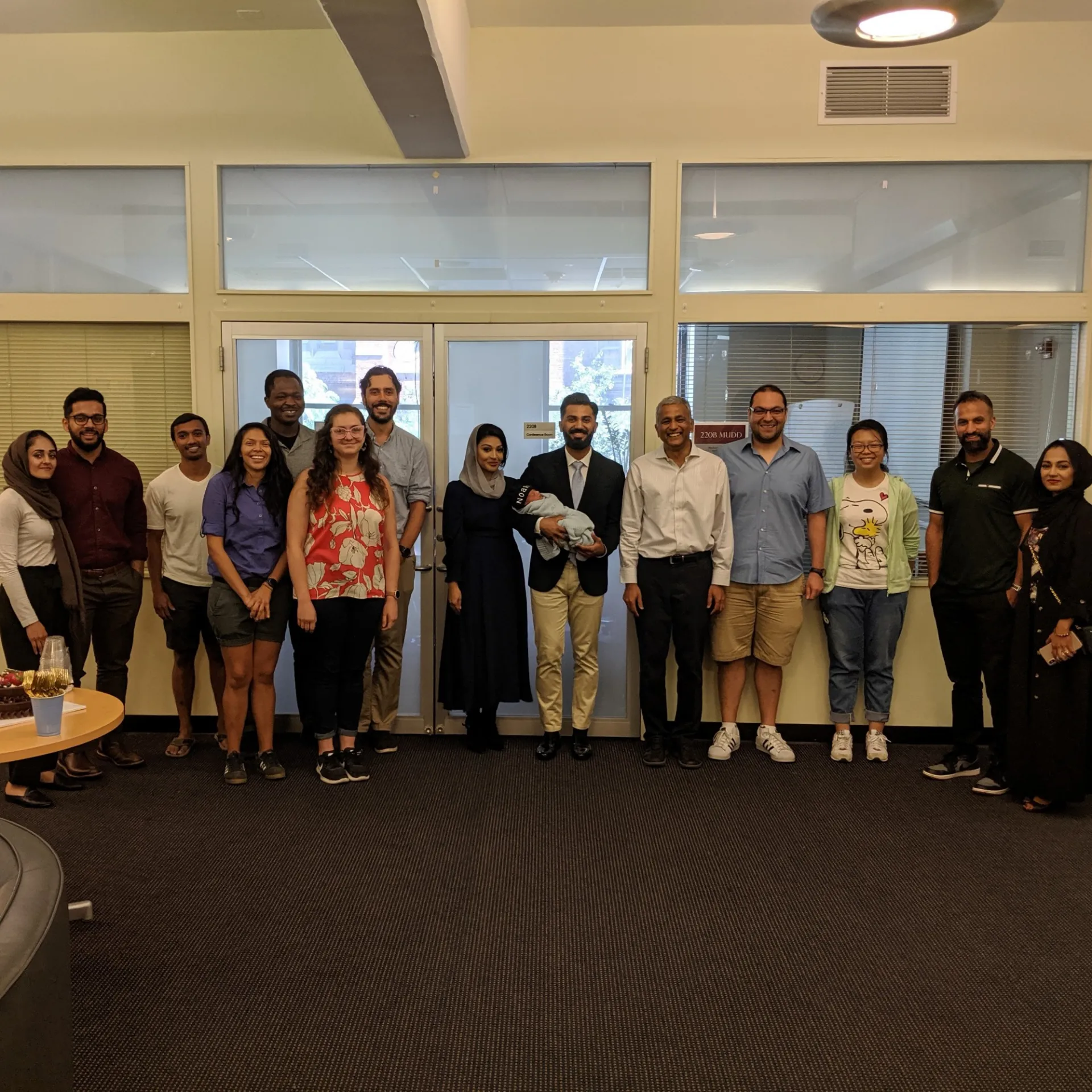 ROAR Lab and Khan Family Group Photo