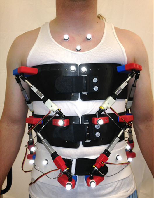 Man wearing first RoSE prototype