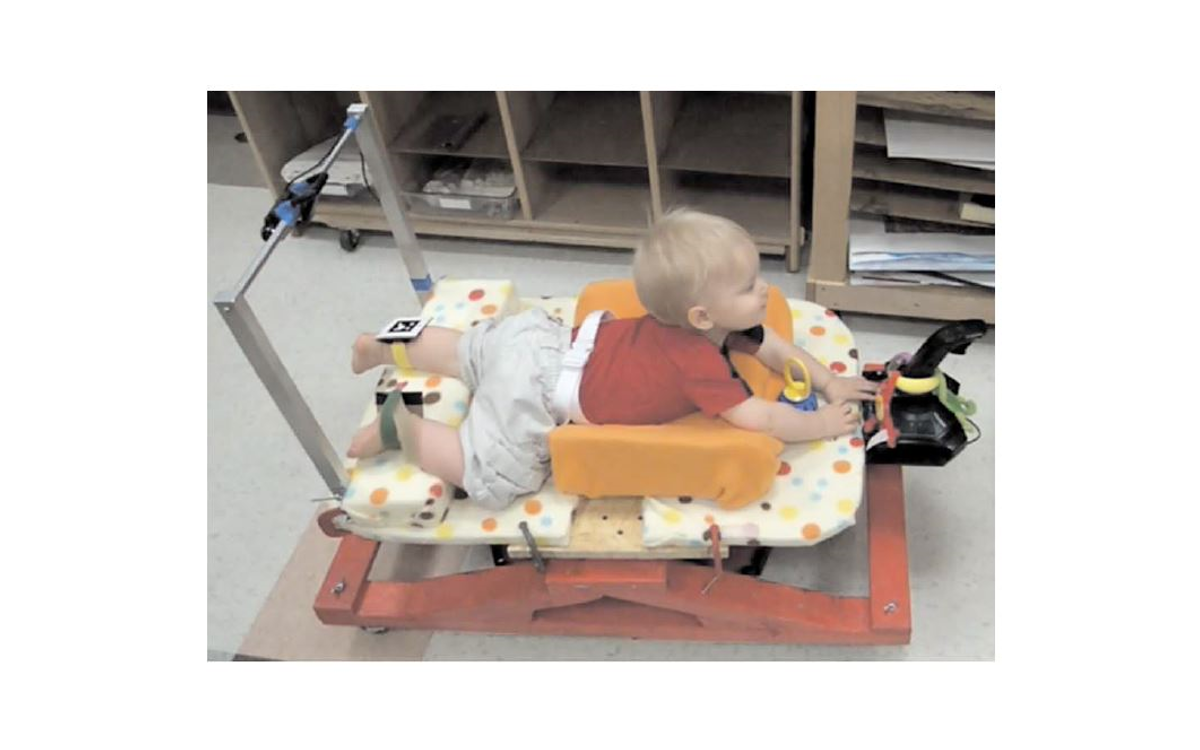 infant kicking